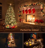 10 m 100 LED Christmas String Lights, 8 Modes, IP44 Waterproof Indoor Outdoor Lights for Tree, Garden, Party and Wedding Decor