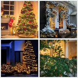 10 m 100 LED Christmas String Lights, 8 Modes, IP44 Waterproof Indoor Outdoor Lights for Tree, Garden, Party and Wedding Decor