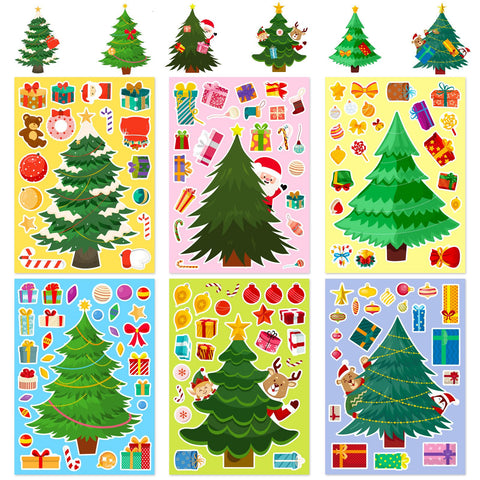 18 Piece Christmas Craft Sticker Set, DIY Holiday Decoration Stickers for Party Favors, Classroom Activities, Cards and Gift Crafts In Australia - Darrahopens