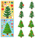 18 Piece Christmas Craft Sticker Set, DIY Holiday Decoration Stickers for Party Favors, Classroom Activities, Cards and Gift Crafts In Australia - Darrahopens