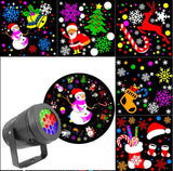 White Rotating Snowflake Blizzard Projection Light, LED Christmas Projector for Home, Holiday Displays, Weddings and Parties In Australia - Darrahopens