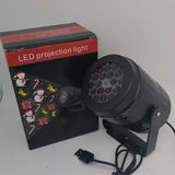 White Rotating Snowflake Blizzard Projection Light, LED Christmas Projector for Home, Holiday Displays, Weddings and Parties In Australia - Darrahopens