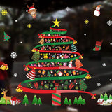 3 Pack Gold Christmas Window Stickers, Holiday Ornament and Snowflake Decals for Glass Doors, Windows, Home Decor and Party Displays In Australia - Darrahopens