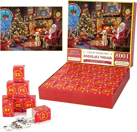 Jigsaw puzzle 70 x 50 cm, Advent calendar 2026 with 24 boxes, Christmas calendar countdown gifts, Adults and children, Boys girls women men In Australia - Darrahopens
