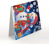 12 Pieces Diamond Painting Christmas Cards, including envelopes, Round stones, for Festive Home Decor and Holiday Gifting In Australia - Darrahopens