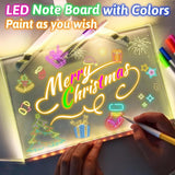 Drawing projector, Drawing machine for children, LED illuminated acrylic message board, LED drawing pad for children, Notepad 30x20CM In Australia - Darrahopens