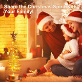 Table lamp in the shape of a Christmas tree, Decorative lighting for the bedroom, Christmas tree with lighting, Battery operated