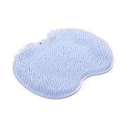 Shower Foot Massager Scrubber, Silicone Bath Massage Cushion Brush Anti-Slip for Lazy Wash Feet, Improves Foot Circulation Blue