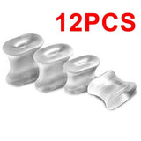 Onemayship Silicone Gel Toe Separator Orthotics Bunion Toes Spacer Pain Reliever 12Pcs