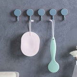 Clearance! PALIFEUR 12 Pcs Wall Hooks for Hanging, Circle Heavy Duty Hook, Self Adhesive Waterproof Transparent Towel Hooks, Adhesive Hooks for Bathroom Kitchen Home Wall White