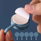 Clearance! PALIFEUR 12 Pcs Wall Hooks for Hanging, Circle Heavy Duty Hook, Self Adhesive Waterproof Transparent Towel Hooks, Adhesive Hooks for Bathroom Kitchen Home Wall White