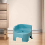 Wzzjkit Bathroom Small Stool Plastic Stool Children's Stool Home Stepping Non Slip Thickened Plastic Stool Baby Low Stool Bathing Stool Blue