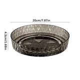 Xuniizn Multipurpose Lazy Susan Organizer - 360 Rotating Spice Rack Turntable for Kitchen Cabinet Storage & Table Top Display Gray