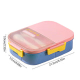 Xuniizn Bento Box Adult Lunch Box, Containers for Adults Men Women, Lunchable Food Container with Utensils, Sauce Jar, Muffin Liners, Microwave & Dishwasher Safe Pink#4