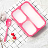 Xuniizn Bento Box Adult Lunch Box, Containers for Adults Men Women, Lunchable Food Container with Utensils, Sauce Jar, Muffin Liners, Microwave & Dishwasher Safe Red