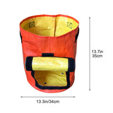 Suncoda Summer Savings 34x35cm Potato Grow Bag with Side Window & Handles 13" x 14" Black#1