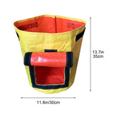 Suncoda Summer Savings 34x35cm Potato Grow Bag with Side Window & Handles 12" x 14" Black#2