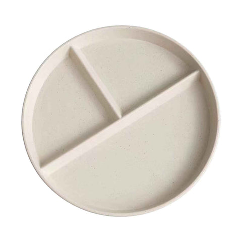 JWDX Tableware Clearance, Wheat Plates for Adults Reusable Dinnerware Set Kids Divided Plate Bariatric Plastic Salad Lunch Tray Microwave and Dishwasher BGA