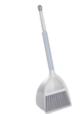 JWDX Cleaning Brush Clearance, Small and Dustpan Set Broomstick and Dust Pan Combo for Home Kitchen Room Kids Housework Cleaning Craft (White) As shown
