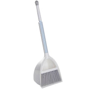 JWDX Cleaning Brush Clearance, Small and Dustpan Set Broomstick and Dust Pan Combo for Home Kitchen Room Kids Housework Cleaning Craft (White) As shown
