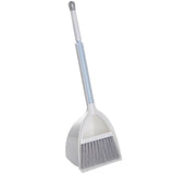 JWDX Cleaning Brush Clearance, Small and Dustpan Set Broomstick and Dust Pan Combo for Home Kitchen Room Kids Housework Cleaning Craft (White) As shown