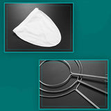 JWDX Strainers Clearance, 1Reusable Coffee Powder Tea Mesh Filter Bag with Stainless Handle Cotton Cloth Strainer As shown