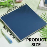 Yxwen Journal Notebook Memo Notebook Notepads Grids Notebook Writing Notebook for Sketching Scribbling， Notebook Journal Refillable Notebooks One Size Purple