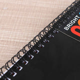 JWDX Hot Clearance! Notebooks Wirebound College Ruled Note Books Colored Lined Paper Perforated Notepad Memo Books Poly Cover Journaling Notebook 100 Sheets, 1 Notebook Notebook 100 Sheets Black