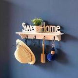 JWDX Black Wall Hooks, Hooks Clearance, 6Pcs Black Wall Hooks With Screwsand Anchor for Key, Towel, Hat (U Shape) A