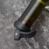 JWDX Wine Stopper Clearance! Red Wine Stopper Pumping Fresh Keeping Stopper Manually Press Down Wine Bottle Stopper Champagne Stopper Wine Vacuum Wine Stopper, Include 1X Wine Bottle Stopper Black