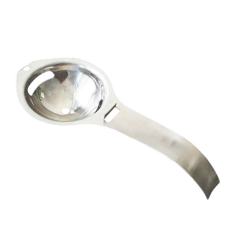 JWDX Bakeware Clearance! Kitchen Silver Egg Yolk Steel Tool Separator White Stainless Gadget Cooking Kitchen，Dining & Bar, Kitchen Fork Promotion Include 1X Egg White Separator Silver