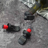JWDX Wine Stopper Clearance! Wine Bottle Stopper Bar Hand Press Sealing Stop Cap Beers Cork Plug Seal Lids Suction Fresh Keeping Stopper Manually Press Down, Include 2Pcs Black Creative Wine Stoppers Black