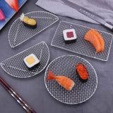 JWDX Barbecue Grill Clearance! Outdoor Home Cooking Stainless Steel Barbecue Rectangular Semicircular Multi Shape Multi Size Storage Barbecue Net, Tempura Fried Food Net Rack Japanese Cuisine S6-B