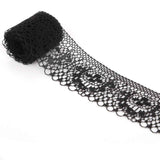 Decorative Table Banner Clearance! Ttybhh Non-Elastic Lace Black Width 4010 Yards/Pack, 10Yards Fabric Ribbon Embroidered Mesh Net Lace for Needlework Sewing Wedding Applique Dresses Bows Decor Black