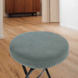 Ortofally Bar Stool Covers Stretchy Round Chair Covers Slipcover Washable Stool Cushion Elastic Bar Chair Covers Grey 1.60X1.50X1.50CM Green