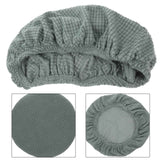 Ortofally Bar Stool Covers Stretchy Round Chair Covers Slipcover Washable Stool Cushion Elastic Bar Chair Covers Grey 1.60X1.50X1.50CM Green