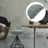 Ortofally Bar Stool Covers Stretchy Round Chair Covers Slipcover Washable Stool Cushion Elastic Bar Chair Covers Grey 1.60X1.50X1.50CM Green
