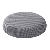 Ortofally Bar Stool Covers Stretchy Round Chair Covers Slipcover Washable Stool Cushion Elastic Bar Chair Covers 2.50X1.50X1.00CM Grey