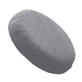Ortofally Bar Stool Covers Stretchy Round Chair Covers Slipcover Washable Stool Cushion Elastic Bar Chair Covers 2.50X1.50X1.00CM Grey