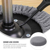 Ortofally Bar Stool Covers Stretchy Round Chair Covers Slipcover Washable Stool Cushion Elastic Bar Chair Covers 2.50X1.50X1.00CM Grey