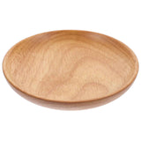 SWETRACE Flat Wooden Dinner Plate Beige For Wedding 1Pcs 4.9In 12.50X12.50X2.00CM Beige