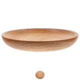 SWETRACE Flat Wooden Dinner Plate Beige For Wedding 1Pcs 4.9In 12.50X12.50X2.00CM Beige