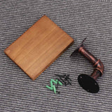 SWETRACE Hanging Shelf Wooden Material For Study 1Pcs 7.9X5.9X0.8In 20.00X15.00X2.00CM Brown