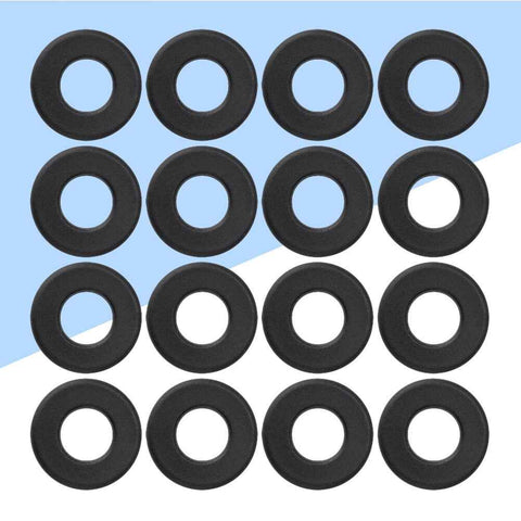 SWETRACE Foosball Tables Equipment 16Pcs 0.66In Black PVC Foosball Table Parts