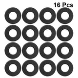 SWETRACE Foosball Tables Equipment 16Pcs 0.66In Black PVC Foosball Table Parts