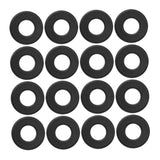 SWETRACE Foosball Tables Equipment 16Pcs 0.66In Black PVC Foosball Table Parts