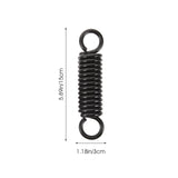 SWETRACE Porch Swing Springs Heavy Duty Black 1 Set 5.9x1.2in