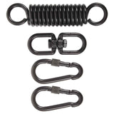 SWETRACE Porch Swing Springs Heavy Duty Black 1 Set 5.9x1.2in