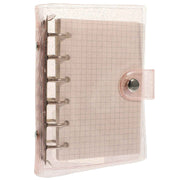 Worgeous Pink Small Notepad with PVC Material for Office Use Lightweight Compact Size 4.5 x 3 Inches