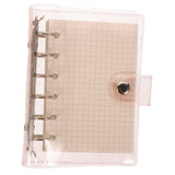 Worgeous Pink Small Notepad with PVC Material for Office Use Lightweight Compact Size 4.5 x 3 Inches
